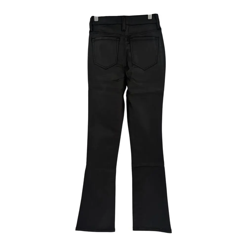 SANCTUARY Jeans Size 30 NEW Black Birdy Semi High Rise Flare Denim